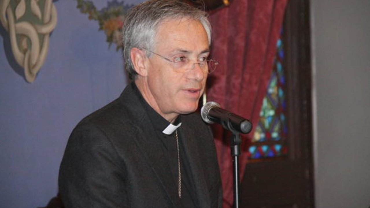 Monseñor Romà Casanova, obispo de Vic. 