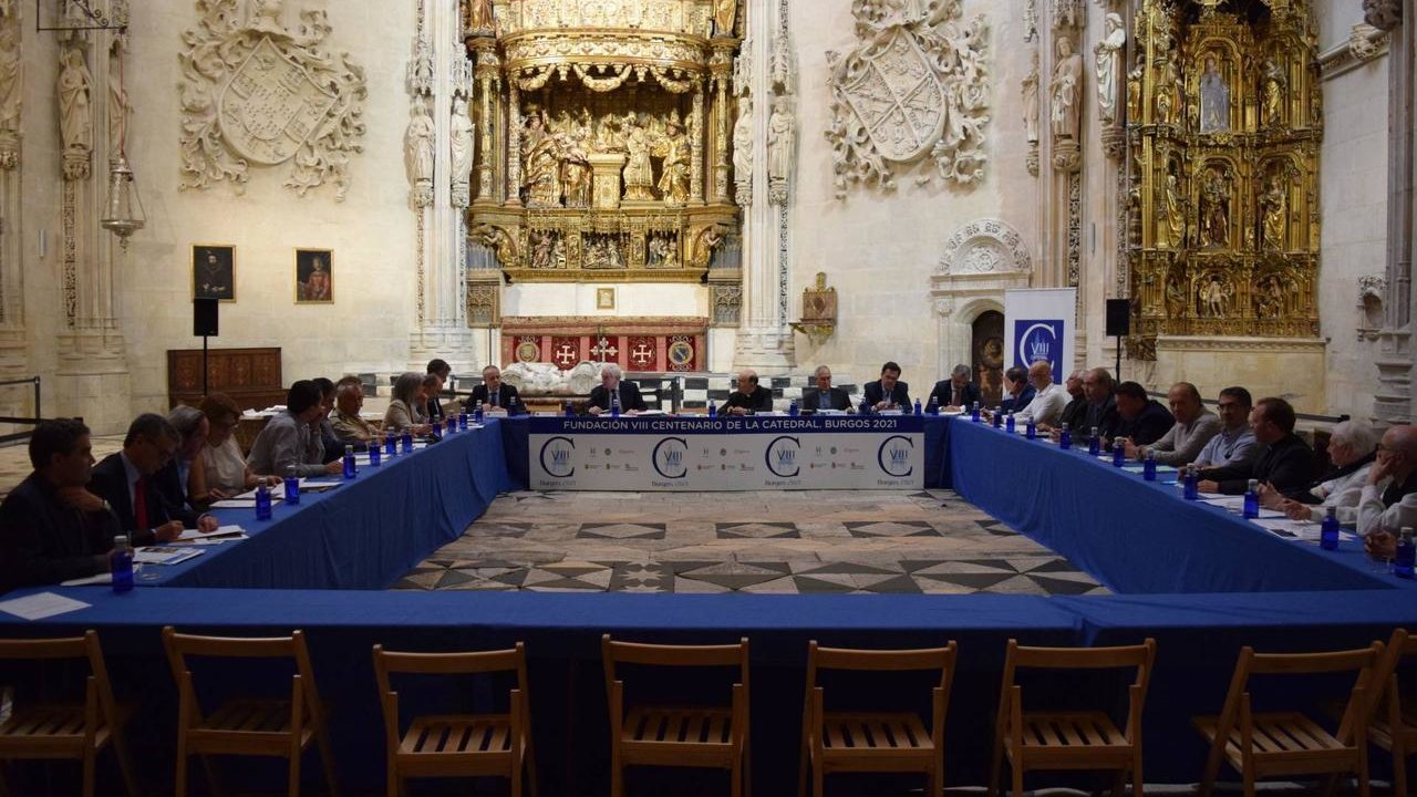 Presentación de actos del centenario catedral de Burgos. 