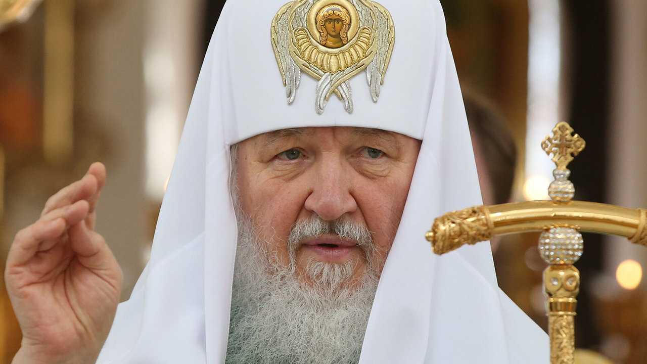 Patriarca Kirill de Moscú. 