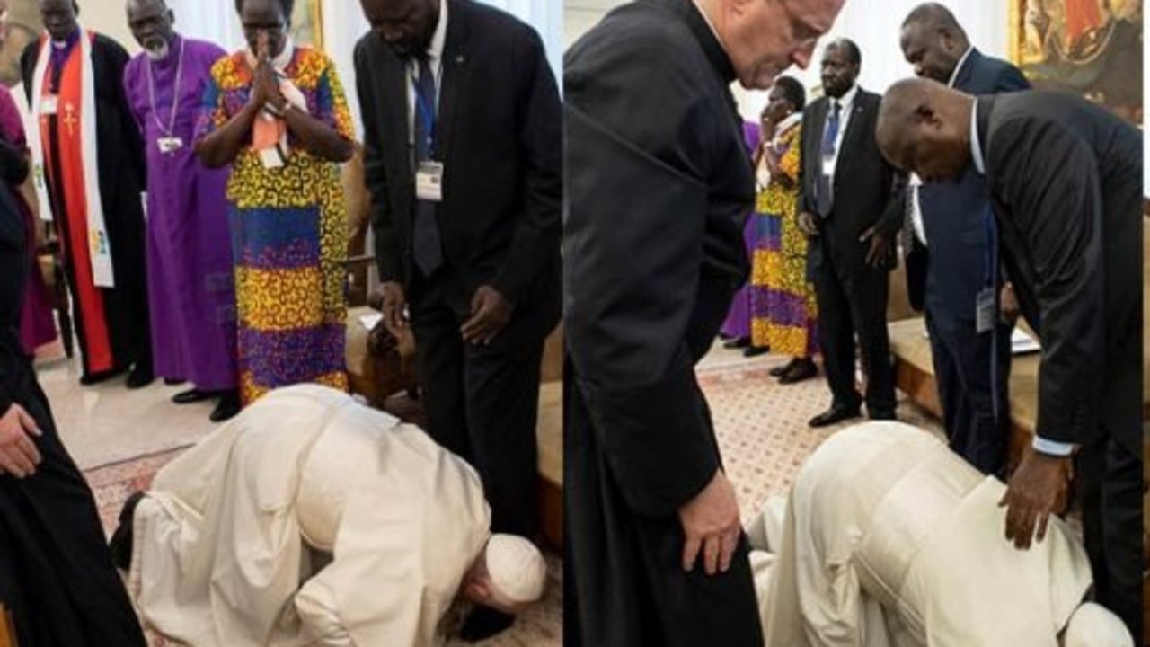 Papa y líderes de Sudán