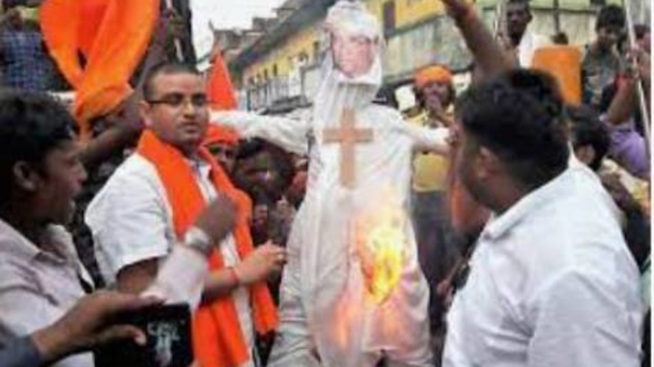 Persecución contra los cristianos en India. 
