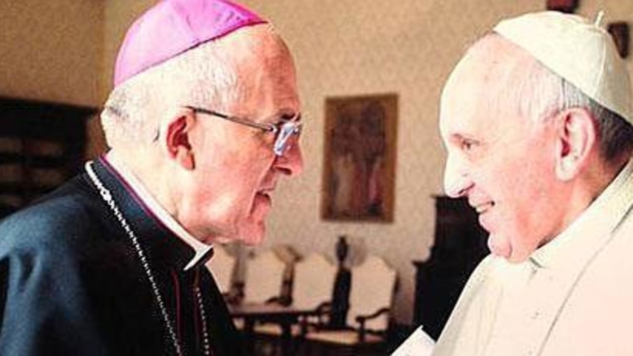 El cardenal Osoro y el papa Francisco.