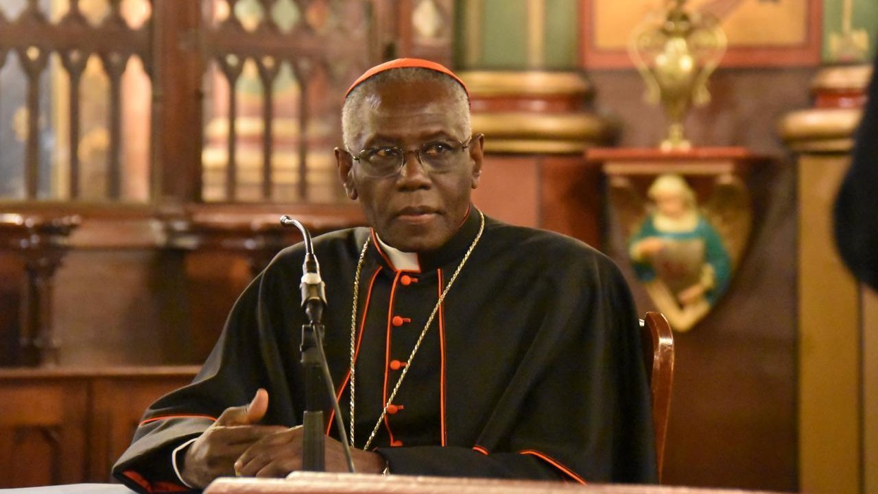 El cardenal Robert Sarah, de Guinea. 