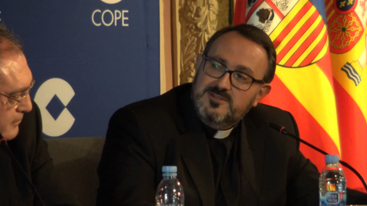 José Antonio Calvo, delegado de medios del arzobispado de Aragón. 