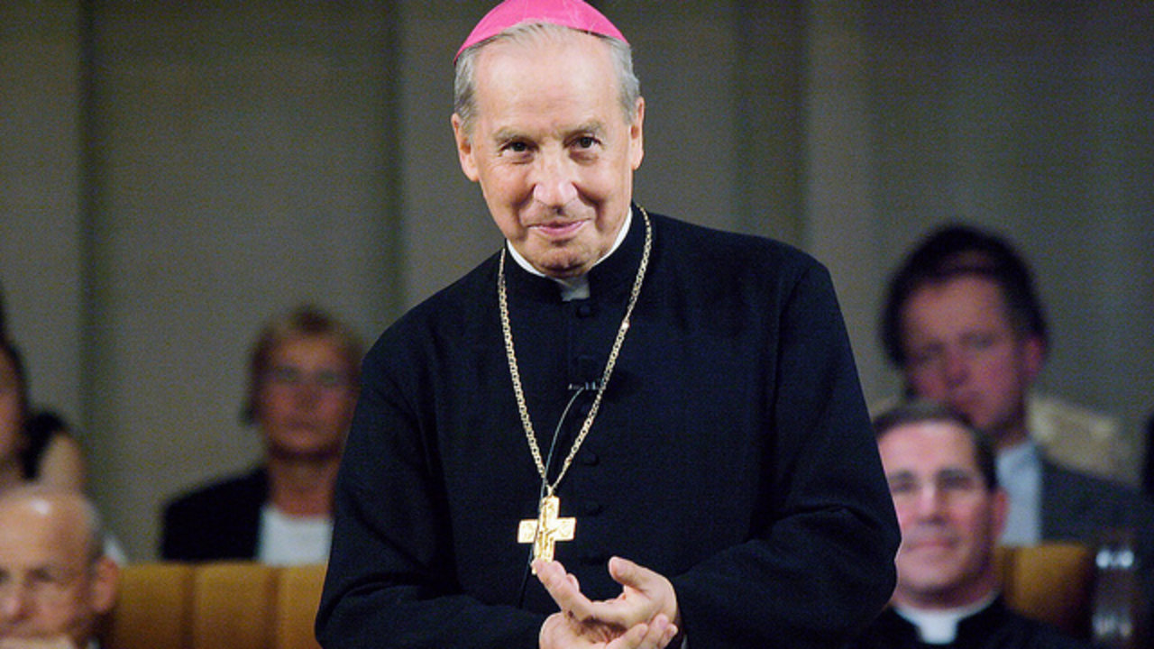Monseñor Javier Echevarría, obispo prelado del Opus Dei hasta su fallecimiento.