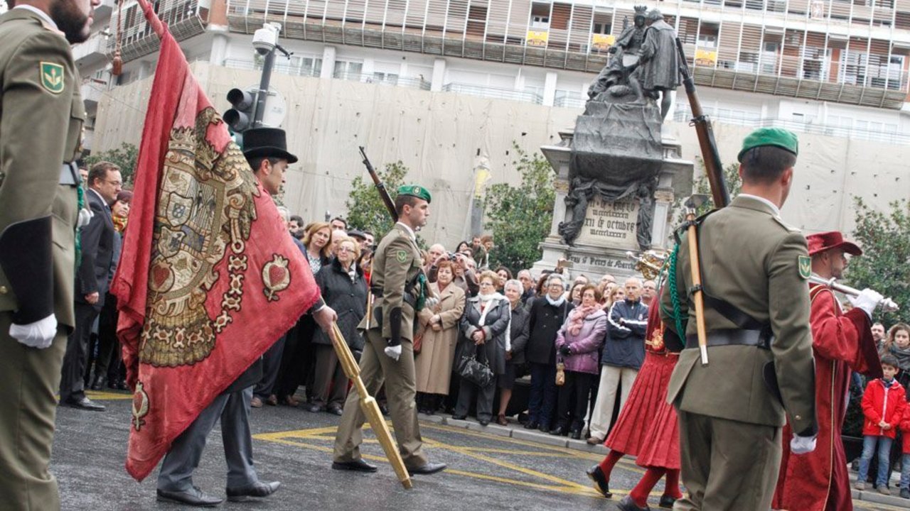 Actos organizados en Granada con motivo de la celebración del final de la Reconquista. 