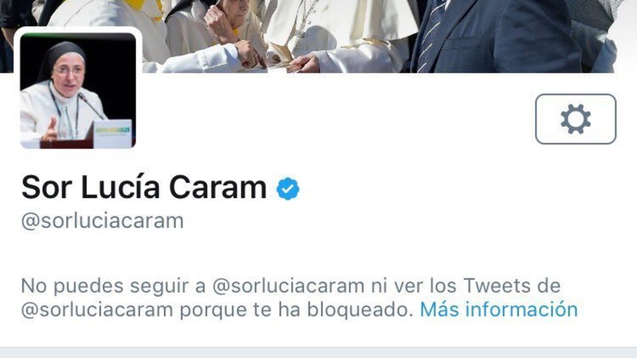 Perfil de Twitter de Sor Lucía Caram