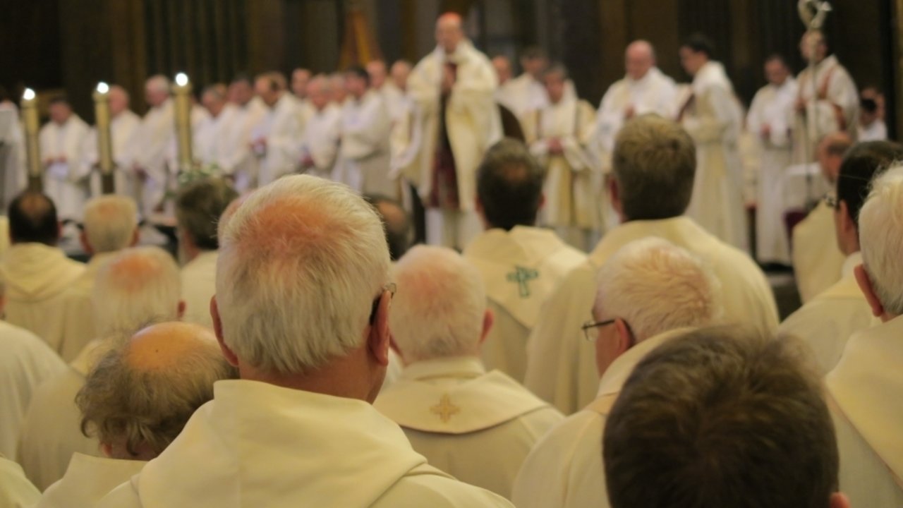 Encuentro de sacerdotes de Cataluña en Vic en 2016. (Catalunya Religió). 