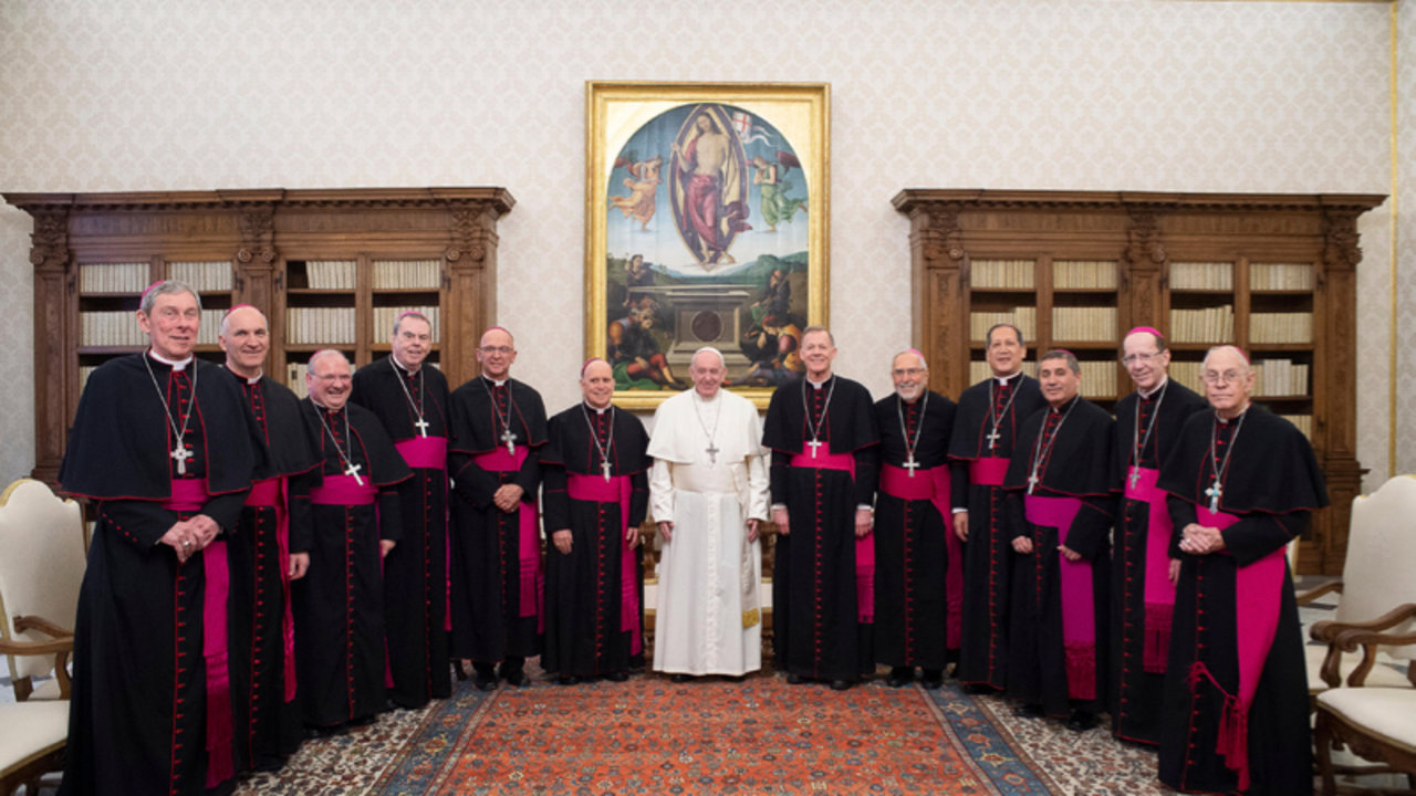Papa y obispos USA