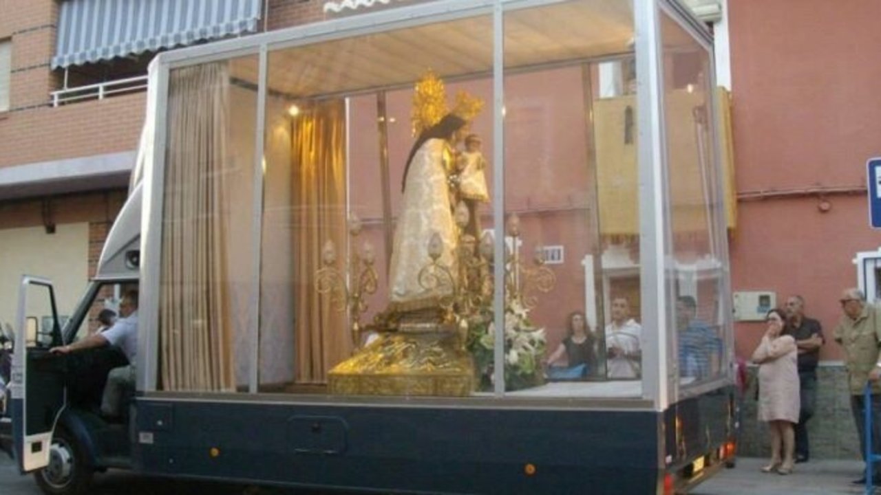 El maremóvil de la Virgen de los Desamparados.