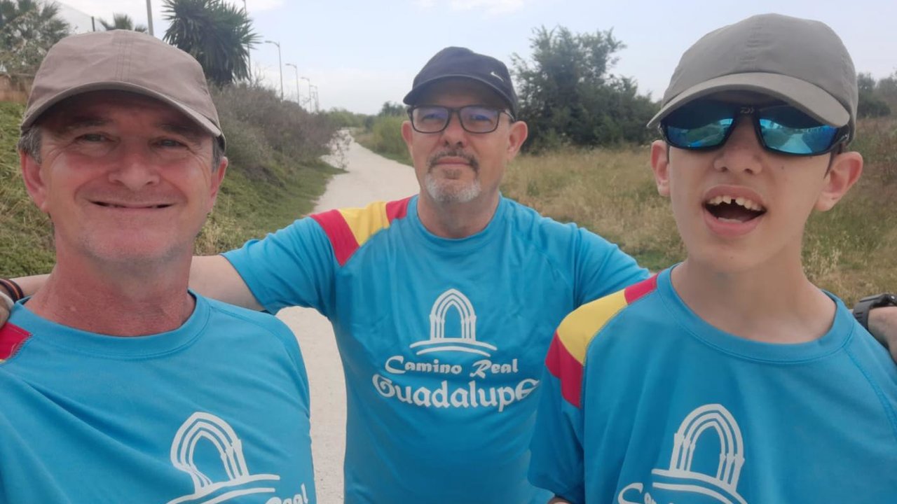 Álvaro, Ildefonso y Carlos - Camino Real de Guadalupe