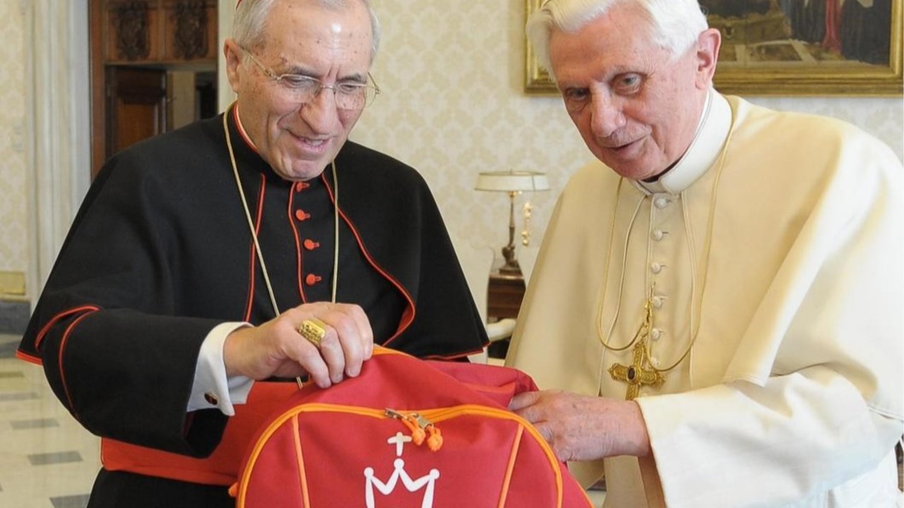 Antonio María Rouco Varela, con Benedicto XVI.