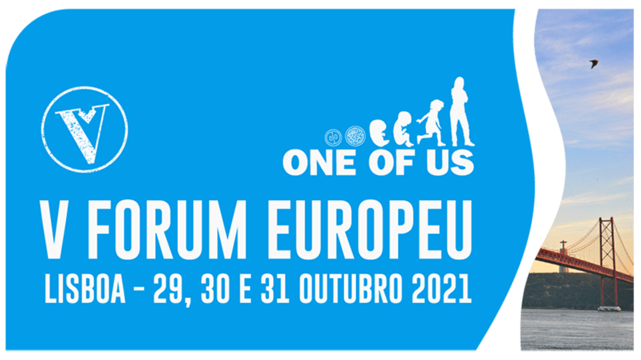 Logo V Forum Europeo Lisboa. 