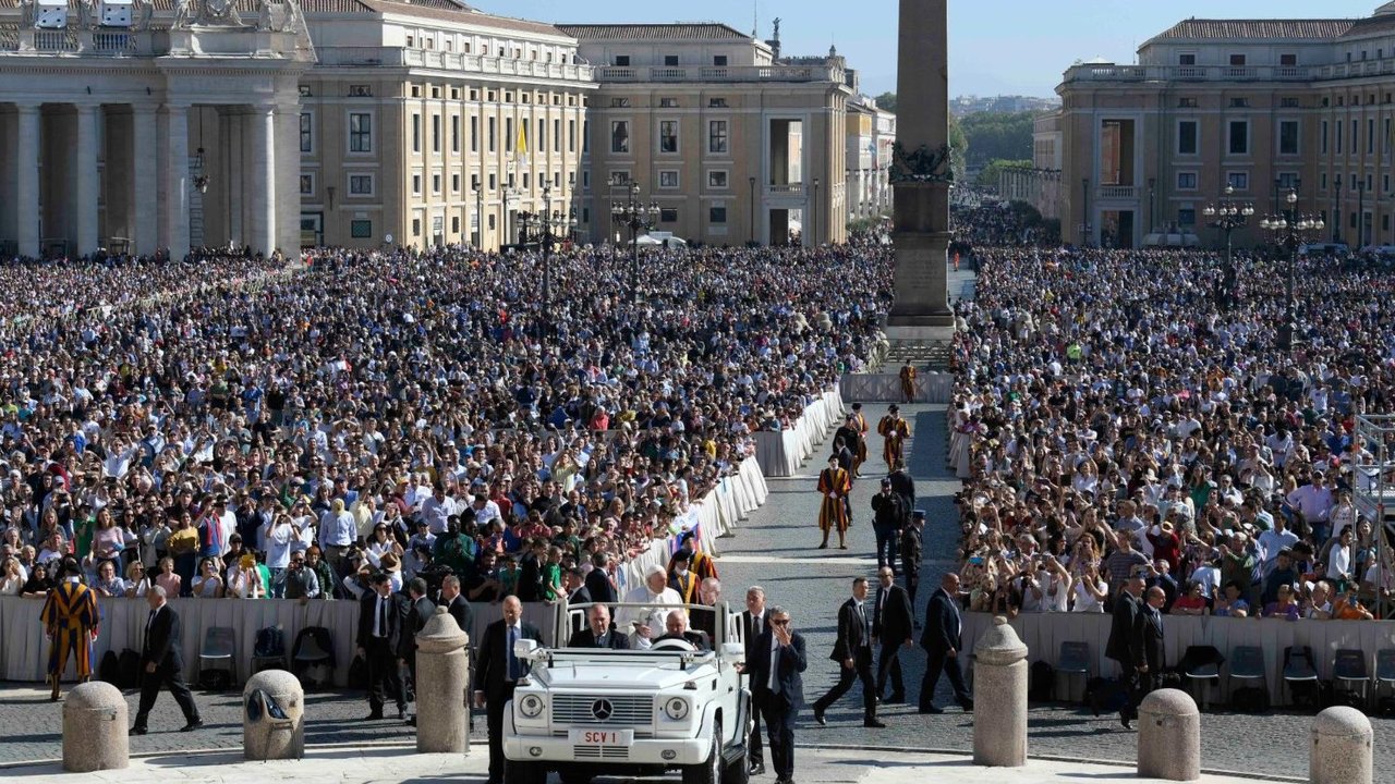 Audiencia de Comunión y Liberación con el Papa Francisco.