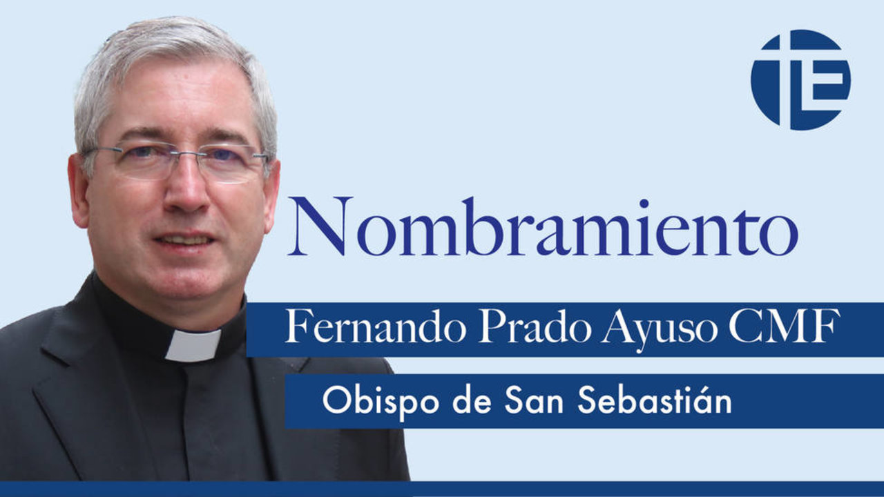 Fernando Prado, nuevo obispo de San Sebastián. 