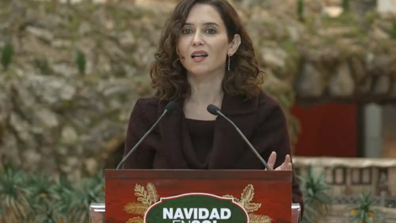 Discurso de Navidad de Isabel Díaz Ayuso.