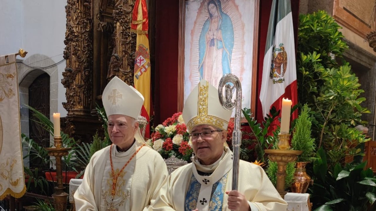 El Papa Francisco se une al hermanamiento de los santuarios de Guadalupe de Toledo y México.