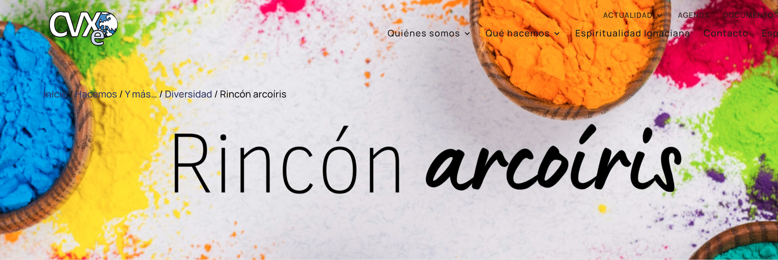 "Rincón Arcoíris" de las Comunidades de Vida Cristiana.