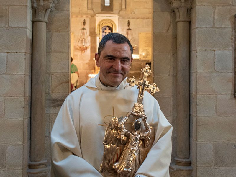 El sacerdote Mikel Garciandía, nuevo obispo de Palencia. 